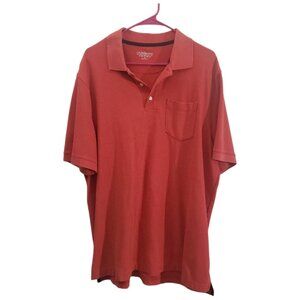 CT1875 Croft & Barrow Red Polo Shirt XL